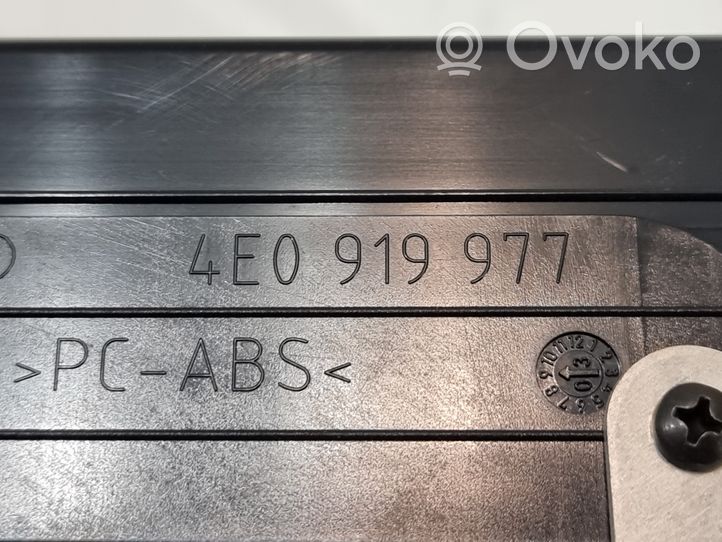 Audi A8 S8 D3 4E Unité de navigation Lecteur CD / DVD 4E0919977