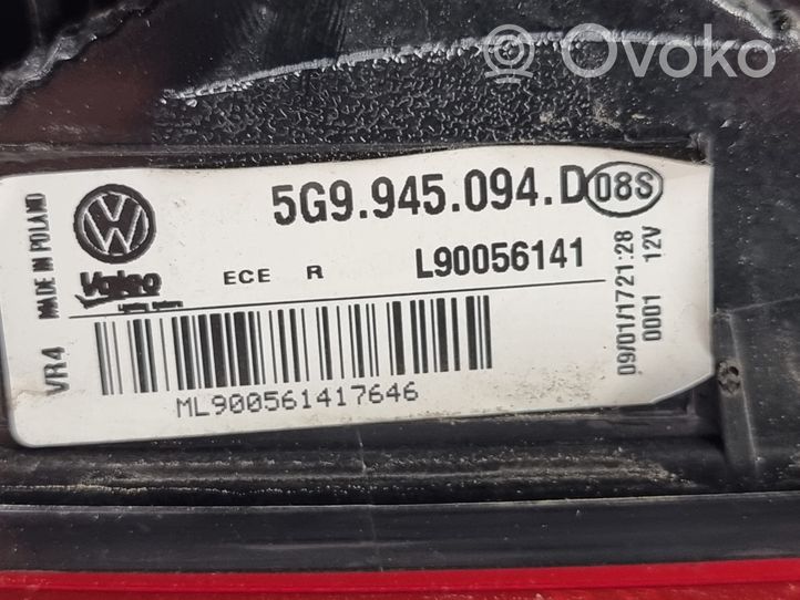 Volkswagen Golf VII Feux arrière sur hayon 5G9945094D