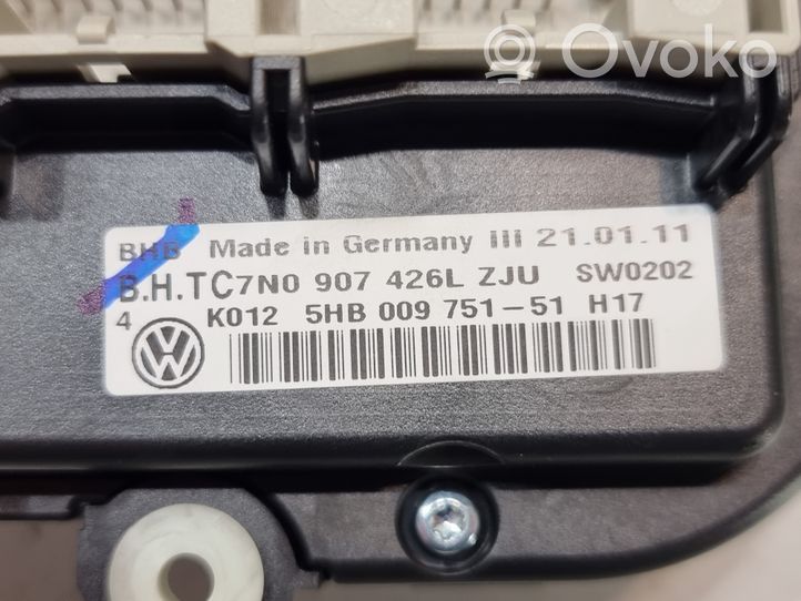 Volkswagen Golf VI Ilmastoinnin ohjainlaite 7N0907426L