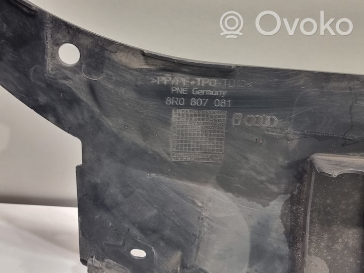 Audi Q5 SQ5 Ylempi jäähdyttimen ylätuen suojapaneeli 8R0807081