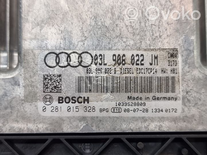Audi A4 S4 B8 8K Moottorin ohjainlaite/moduuli 03L906022JM