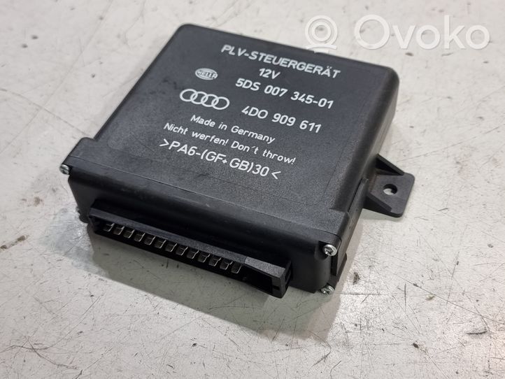 Audi A8 S8 D2 4D Ohjaustehostimen ohjainlaite/moduuli 4D000734501