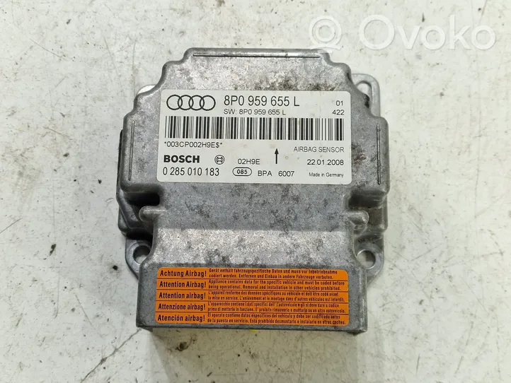 Audi A3 S3 A3 Sportback 8P Centralina/modulo airbag 8P0959655L