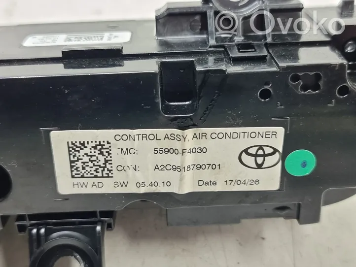 Toyota C-HR Climate control unit 55900F4030