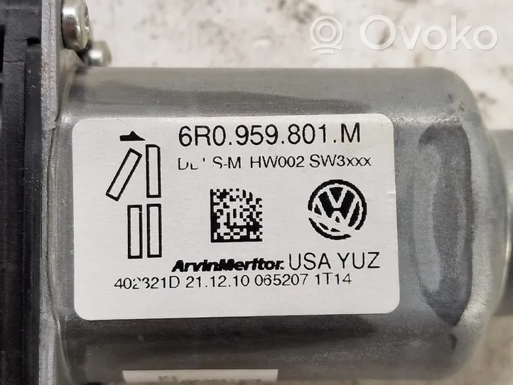 Volkswagen Jetta VI Motorino alzacristalli della portiera anteriore 6R0959801M