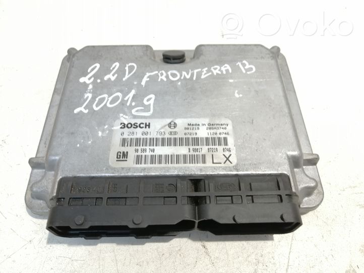 Opel Frontera B Sterownik / Moduł ECU 0281001793