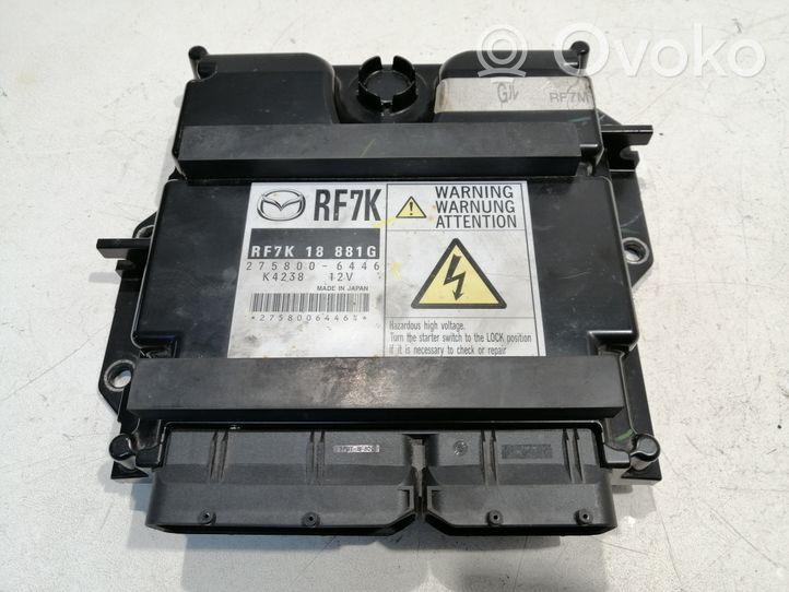 Mazda 6 Sterownik / Moduł ECU RF7K18881G