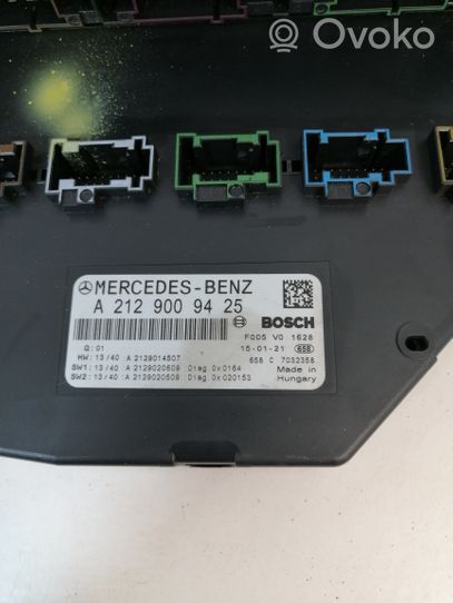 Mercedes-Benz SLK R172 Module de fusibles A2129009425