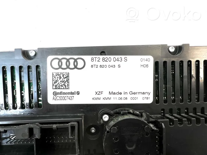 Audi A5 8T 8F Climate control unit 8T2820043S