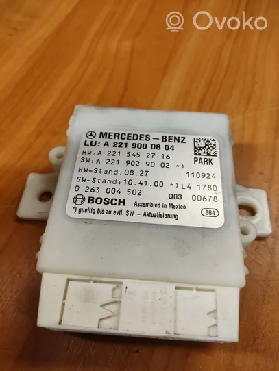 Mercedes-Benz S W221 Unité de commande, module PDC aide au stationnement A2219000804