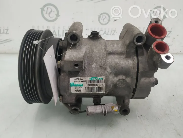 Renault Modus Ilmastointilaitteen kompressorin pumppu (A/C) 8200365787A