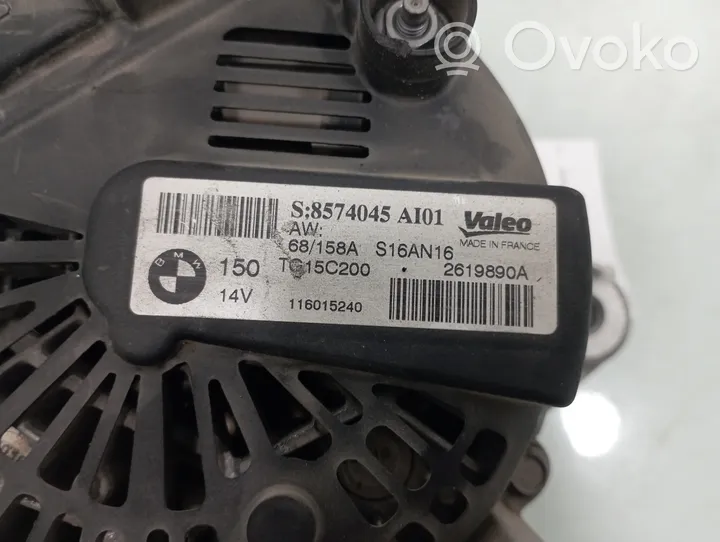 Toyota Avensis T250 Generatore/alternatore 2619890A