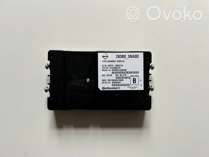 Nissan Leaf I (ZE0) Module unité de contrôle Bluetooth 283B03NA0D