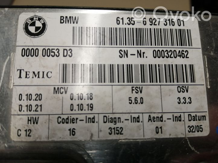 BMW 7 E65 E66 Sēdekļu elektroinstalācija (vadi) 6135692731601
