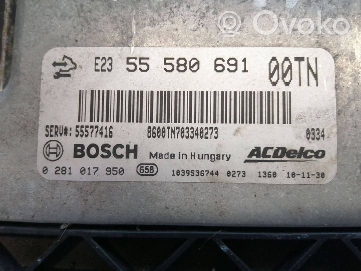 Opel Corsa D Moottorin ohjainlaite/moduuli 5558069100TN