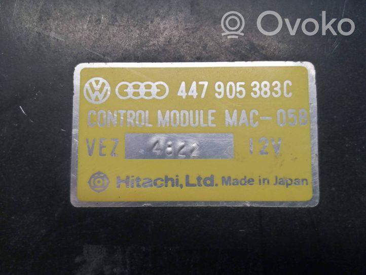 Audi 100 200 5000 C3 Sterownik / Moduł ECU 447905383C