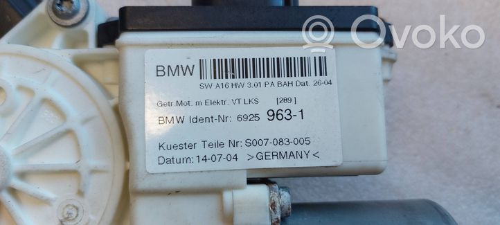 BMW X3 E83 Alzacristalli della portiera anteriore con motorino 6925963