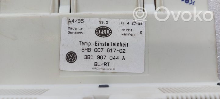 Volkswagen Golf IV Ilmastoinnin ohjainlaite 3B1907044A