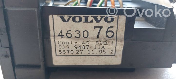 Volvo 440 Dysze / Kratki środkowego nawiewu deski rozdzielczej 532948711A