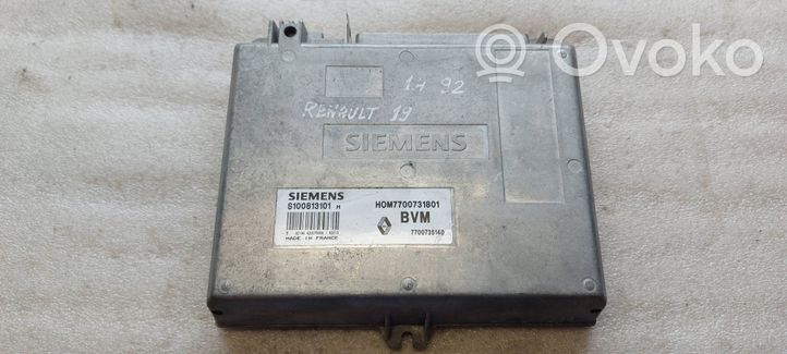 Renault 19 Calculateur moteur ECU S100813101H