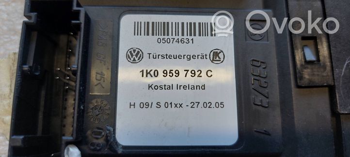 Volkswagen Touran I Silniczek podnośnika szyby drzwi przednich 1K0959792C
