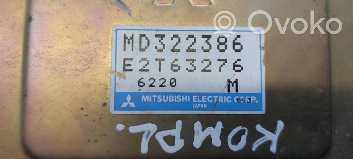 Mitsubishi Carisma Sterownik / Moduł ECU MD322386