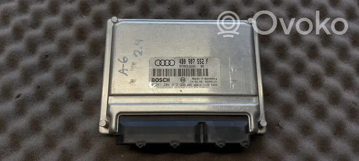 Audi A6 S6 C5 4B Moottorin ohjainlaite/moduuli 4B0907552F