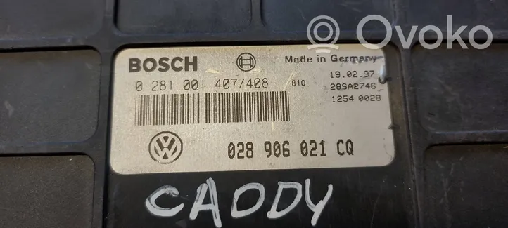 Volkswagen Caddy Calculateur moteur ECU 028906021CQ