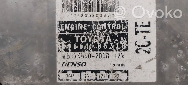 Toyota Avensis T220 Moottorin ohjainlaite/moduuli 8966105310