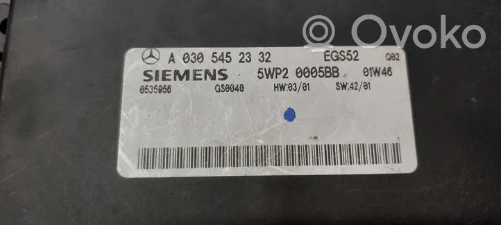 Mercedes-Benz E W210 Sterownik / Moduł skrzyni biegów A0305452332