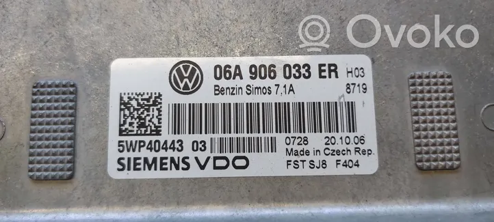 Audi A3 S3 A3 Sportback 8P Calculateur moteur ECU 06A906033ER