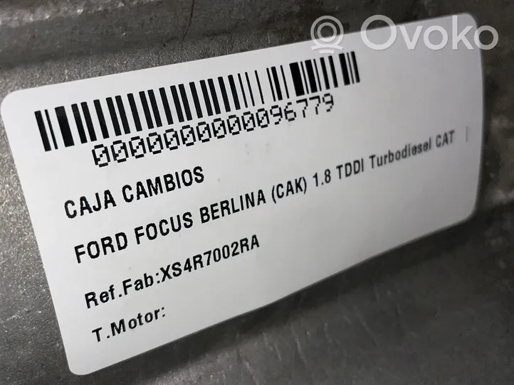 Ford Focus Manuaalinen 6-portainen vaihdelaatikko XS4R7002RA
