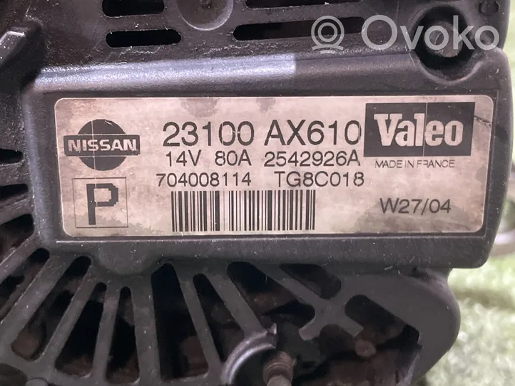 Nissan Micra Generatore/alternatore TG8C018