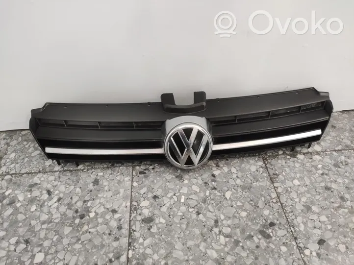 Volkswagen Golf VII Front bumper upper radiator grill 