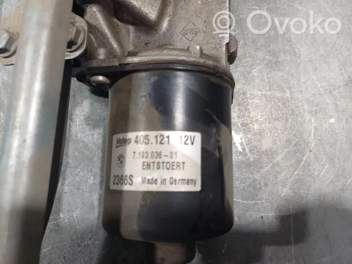 BMW 1 E81 E87 Mechanizm i silniczek wycieraczek szyby przedniej / czołowej 719303601