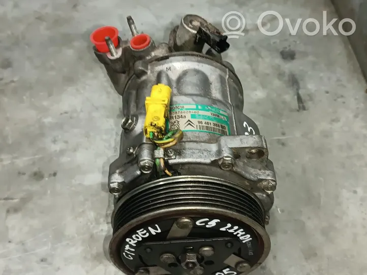Citroen Berlingo Ilmastointilaitteen kompressorin pumppu (A/C) 9648138880