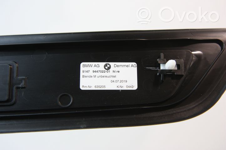 BMW 5 G30 G31 Etuoven kynnyksen suojalista 018393