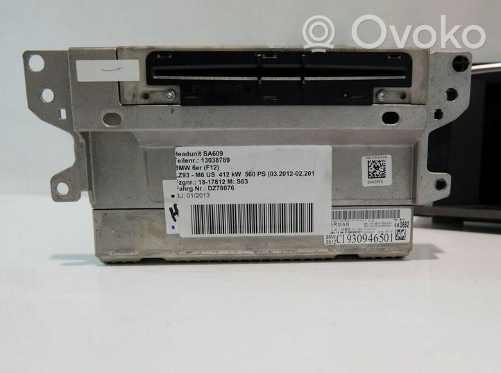 BMW 6 F12 F13 Unité / module navigation GPS 004670