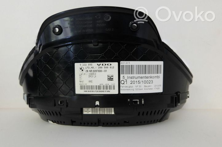 BMW 3 F30 F35 F31 Tachometras 000613