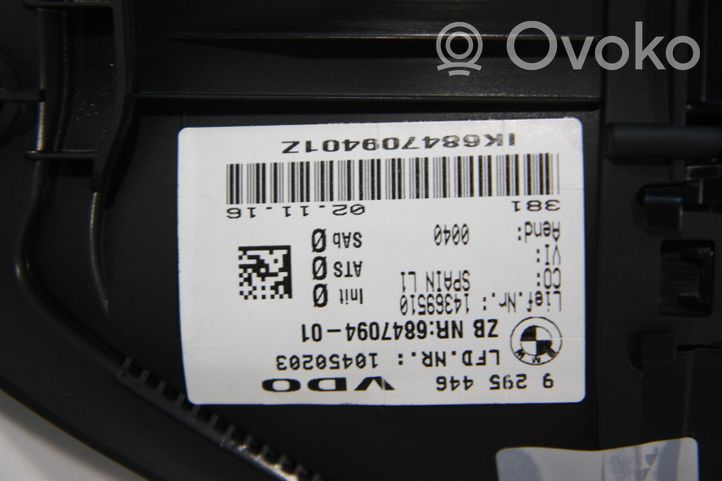 BMW 2 F45 Geschwindigkeitsmesser Cockpit K002518