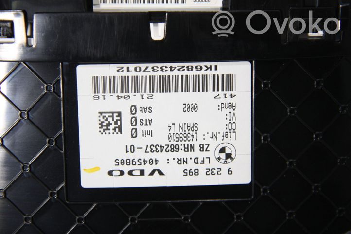 BMW 3 GT F34 Tachimetro (quadro strumenti) K002514