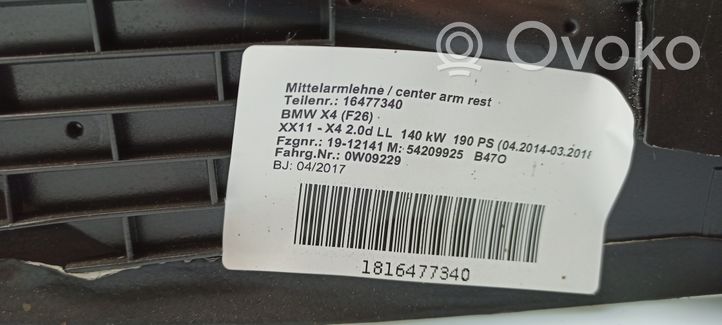 BMW X4 F26 Consolle centrale 023086
