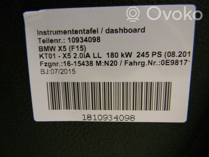 BMW X5 F15 Kojelauta C01102