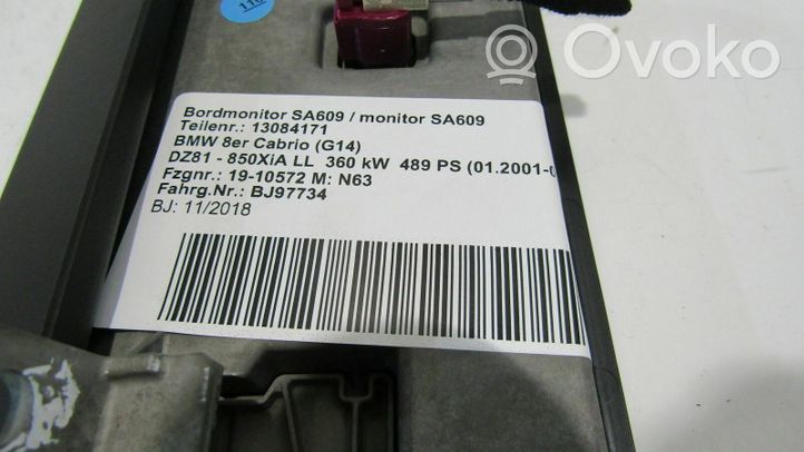 BMW M8 F91 F92 G14 G15 Monitor / wyświetlacz / ekran R02227