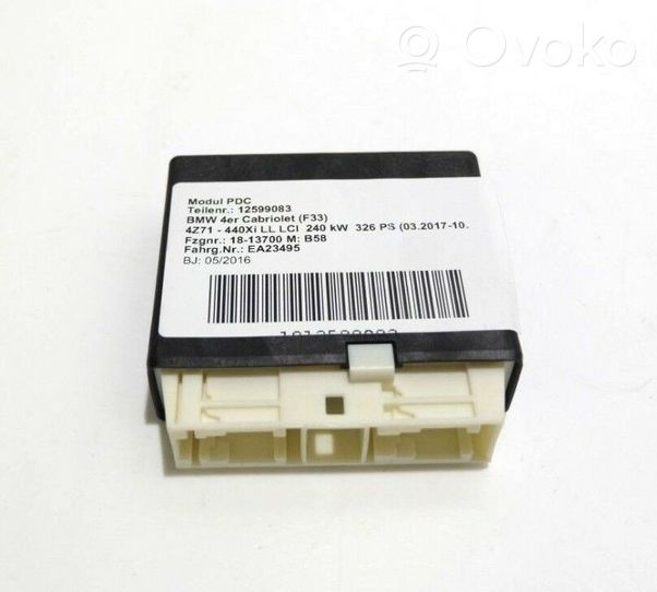 BMW 3 F30 F35 F31 Unité de commande, module PDC aide au stationnement 003411