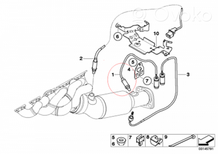 BMW 6 E63 E64 Lambda zondas K00345