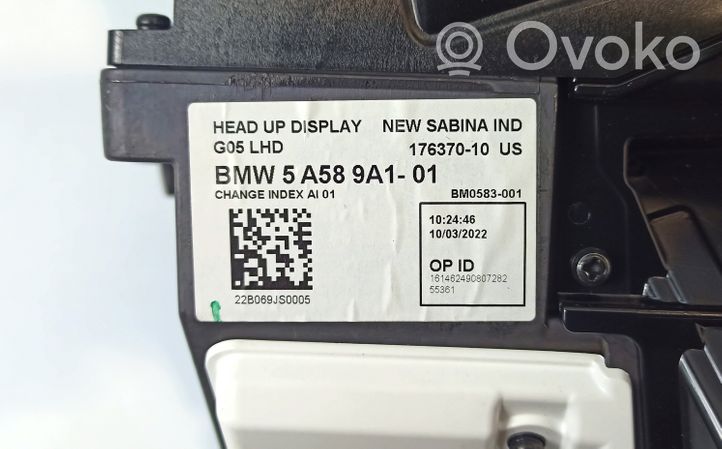 BMW X5M G05 F95 Pantalla del monitor frontal 024637