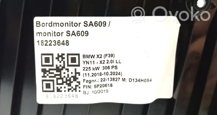 BMW X2 F39 Nopeusmittari (mittaristo) 027359