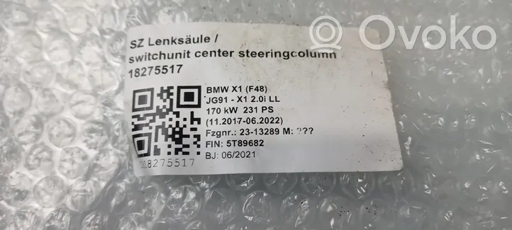 BMW X1 F48 F49 Colonne de direction, moteur de réglage hauteur 027794