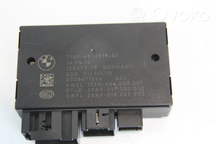 BMW 2 F45 AHM trailer towing control unit/module 018892